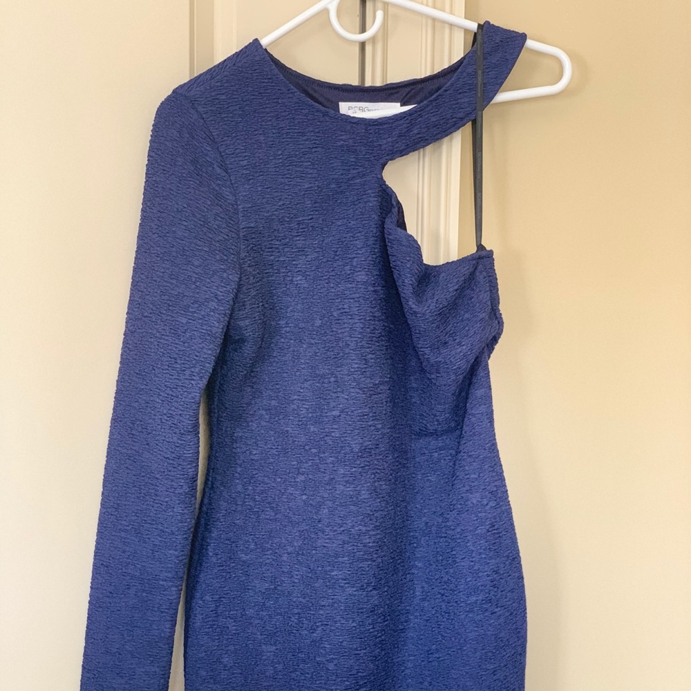 BCBG party dress with classy cut out.